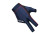 Cuetec AXIS Pool/Billiards Navy Glove; Right Bridge Hand, Large