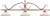 HJ Scott Tuscan Silver Bar w/Frosted  Alabaster Glass Shade Billiard Pool Light