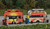 Walthers SceneMaster HO Scale BBQ & Taco Food Trailers Kit
