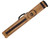 McDermott Wildfire Embossed 2x4 Faux Leather Hard Pool/Billiard Cue Case - Brown