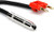 HOSA BNP-116RD Speaker Adaptor Cable Connector - 1/4" TS Dual Banana - Red 6"