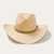 Stetson Sawmill Palm Leaf Straw Cowboy Western Hat - Size Medium