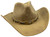 Stetson Roxbury Rust Distressed Shapeable Leather Cowboy Western Hat - Medium