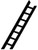 Plastruct HO Scale Model Railroad Detail Parts - Ladder (Plastic)