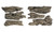 Woodland Scenics Model Railroad Landscape Shelf Rocks (Ready Rocks) 4 Pieces