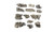 Woodland Scenics Model Railroad Landscape Rock Outcroppings (Ready Rocks) 13 Pc
