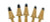 JL Innovative Designs HO Scale Detail Parts - Highway Cones 1950s Yellow 5-Pack