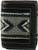 M&F Western 3D Trifold Woven Wallet - Black