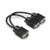HOSA - YVG-449 - VGA Y Cable - DE15 to Dual DE15F