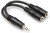 HOSA - YMM-232 - Y Cable - 3.5 mm TRS to Dual 3.5 mm TRSF