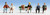 Walthers SceneMaster HO Scale Figures/People Seated People (6-Pack) #1