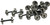 Walthers Proto HO Scale 36" Wheelsets - Metal Wheels/Plastic Axles (12-Pack)