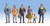 Walthers SceneMaster HO Scale Figures/People Pedestrians (6-Pack) #2