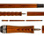 Stealth STH440 Brown Sugar Ashwood Dooley Handle Pool/Billiards Cue Stick - 3pc
