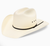 Resistol Denison Double R Collection 7X Bangora Straw Cowboy Hat - Size 7 1/2
