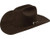 Stetson 4X Corral Chocolate Buffalo Felt Cowboy Western Hat - Size 7 1/8
