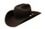Stetson 4X Corral Chocolate Buffalo Felt Cowboy Western Hat - Size 7