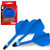 Shot Darts Flight Deck-One Piece Dart Flight and Shaft System-Inbetween Blue