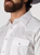 Wrangler Western Men's Long Sleeve Snap Shirt Solid Broadcloth White Small