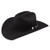 Stetson 3X Oak Ridge Black Wool Felt Cowboy Western Hat - Size 7 1/2