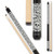 Action Kids JR18 52in Black & White Cartoon Skulls Pool/Billiards Cue Stick