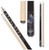 Athena ATH59 Black w/ Blue & Gold Butterflies Pool/ Billiards Cue Stick 19oz
