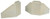 Walthers Cornerstone HO Scale Single Track Railroad Bridge Concrete Abutments(2)