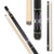 Griffin  GR48 Black w/Purple & Silver Reflective Points Pool/Billiards Cue Stick