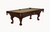 Glenwood 7' Brunswick Billiards Ball & Claw Leg Pool Table - Espresso