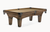 Glenwood 8' Brunswick Billiards Tapered Leg Pool Table - Coffee