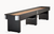 Brunswick Billiards Delray II Matte Black Shuffleboard Table - 12'