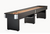 Brunswick Billiards Delray II Matte Black Shuffleboard Table - 12'