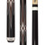 PureX HXT4 Black/Snakewood Extended Double-Star Points Pool/Billiards Cue Stick