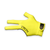 Taom Midas Lime Yellow Billiard Glove, Left Hand Professional Stiched - Small