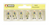 Noch HO Scale Detail Parts - Small White Hat Miners 6-Pack
