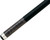 Voodoo VOD13 Black & Grey Engraved Cemetery Skulls Fire Billiard/Pool Cue Stick