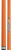 Predator Sport2 Neon Flare Orange w/ Matte Finish Pool/Billiard Cue w/ No Wrap