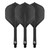 Shot Darts Flight Deck-One Piece Dart Flight and Shaft System - Inbetween Black
