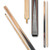 Elite ELSNK13 Acacia Red Black Pearl Accent Handle Snooker Pool/Billiard Cue