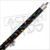 Action Kids JR19 48in Black w/Trees, Dinosaurs & Volcano Pool/Billiard Cue Stick