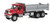 Walthers HO Scale International 7600 3-Axle Heavy-Duty Dump Truck Red Cab