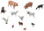 Noch HO Scale Detail Parts - Small Farm Animal Set (Pigs/Goats/Rabits) 12-Pack