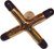 Brass "X" Pool Billiard Cue Stick Bridge Head