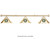 MLB Oakland A's Athletics Brass Metal Shade Brass Bar Billiard Pool Table Light