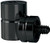 Pro Series JPA-10 Threaded Aluminum 3/8 x 10 Joint Protectors - Black