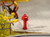Faller HO Scale Scenery Accessory Kit Fire Hydrants (Red Plastic) 10-Pack