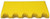 Q-Claw QCLAW Portable Pool/Billiards Cue Stick Holder/Rack - 5 Place - Yellow