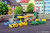 Kibri Z Scale Building/Structure Kit Fountain and Park Bench Accessory Set
