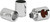 Cue/Case TIP MASTER 6-in-1 Tool - Pool Billiards Shaper/Scuffer/Tapper - Silver