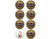 NBA Imperial Cleveland Cavaliers Pool/Billiard Cue Gold Set of 7 + FREE Cue Ball